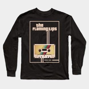 The Flaming Lips Music Retro Cassette Tape Long Sleeve T-Shirt